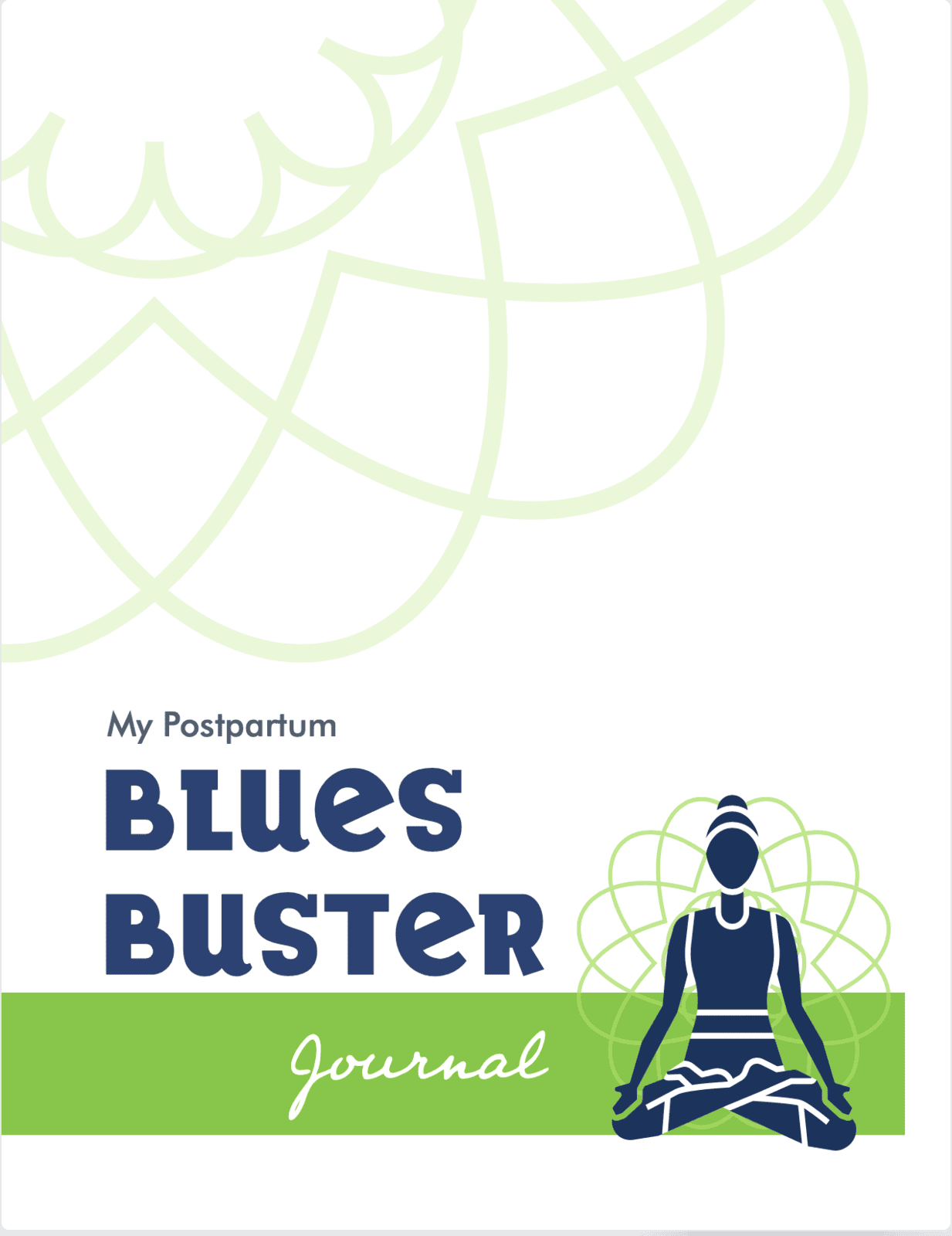 Printable My Postpartum Blues Buster Journal by Life Events Inc.